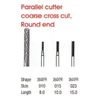 N.T.I Milling Burs (Parallel cutter round end)